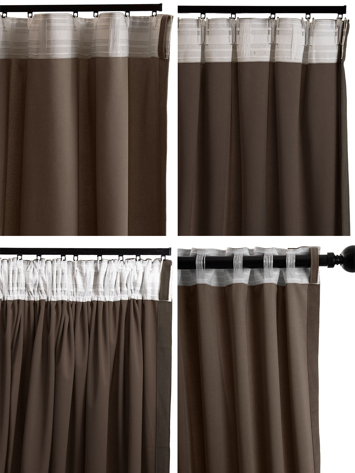 Curtain Lova, brown