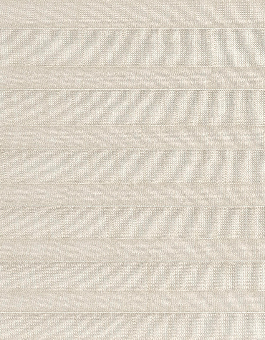 Frihängande Plisségardin, Avskärmande väv med Linnekänsla, beige