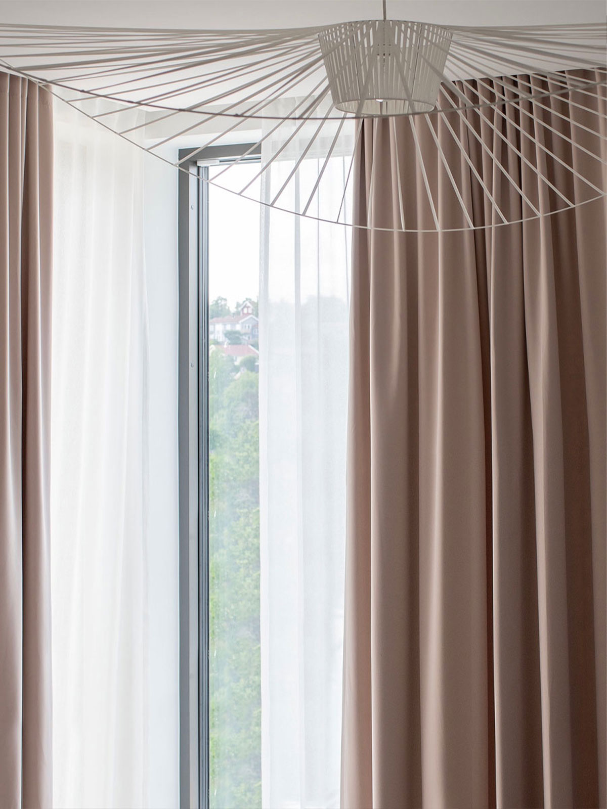 Gardin Dokie, beige, 268x233 cm