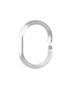 Transparent duschring i plast