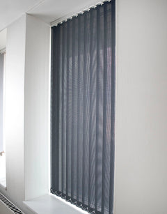 Lamellgardin svart Monoflex