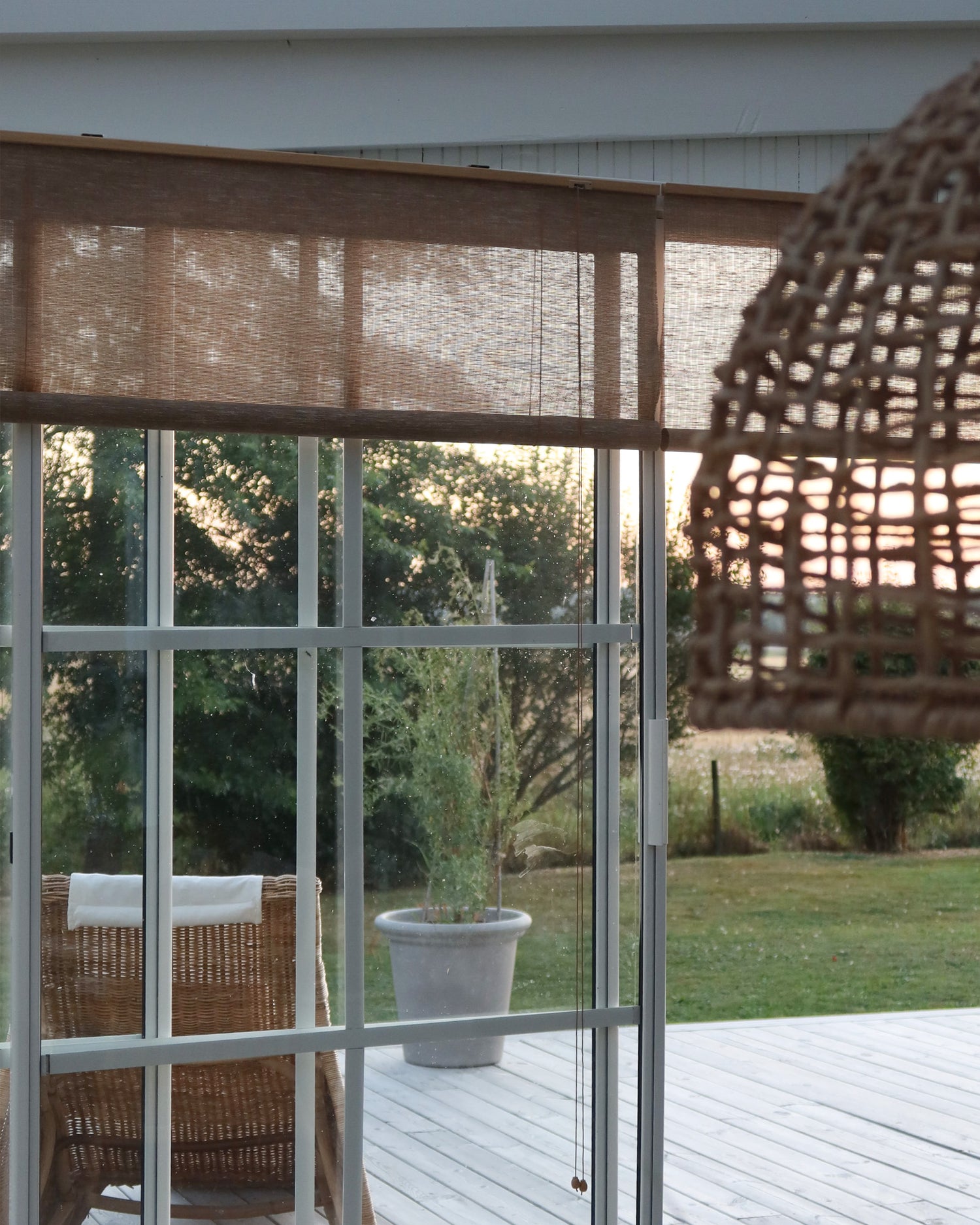 Roll-up blind Sahara, camel, several sizes