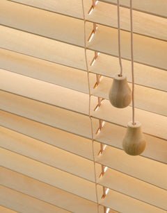 Träpersienn Light Line, lamellbredd 27 mm, natur