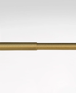 Gardinstång 11/13 mm inkl. väggfäste, reglerbar 130-240 cm, guldnougat