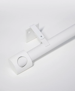 Gardinstång Vision, vit, 26-28 mm, reglerbar 130-240 cm
