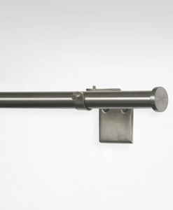 Gardinstång Circle, rostfritt stål i reglerbar längd 130-240 cm, 25/28 mm
